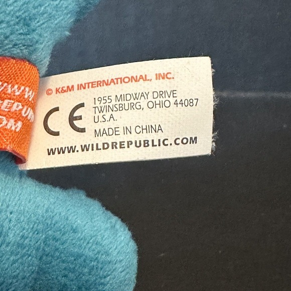 Wild Republic Pocketkins Blue Triceratops Dinosaur Stuffed Animal Plush 5" CLEAN - Picture 8 of 13